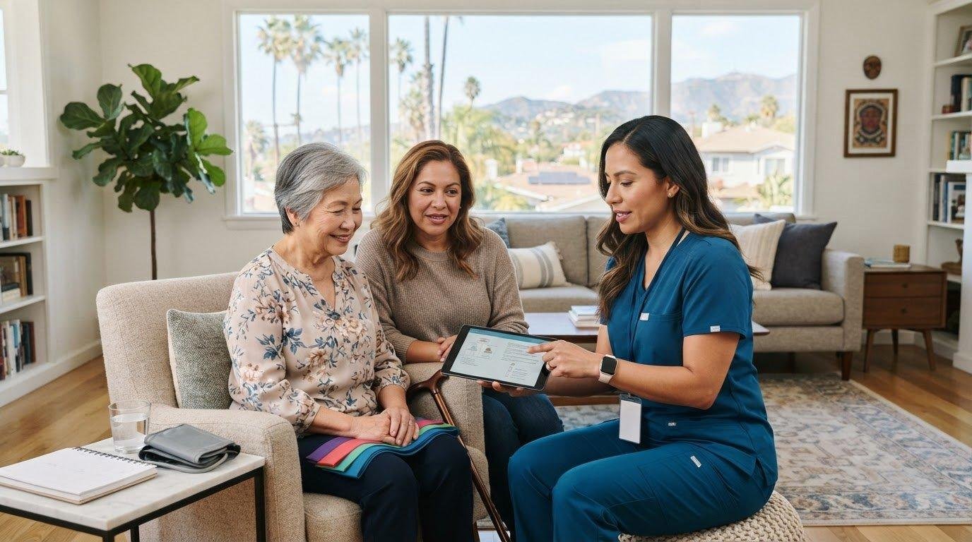 Geriatric Home Health Care in LA: A Family Guide