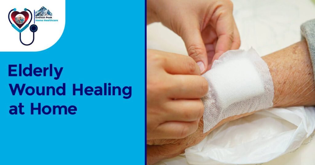Elderly wound healing at home