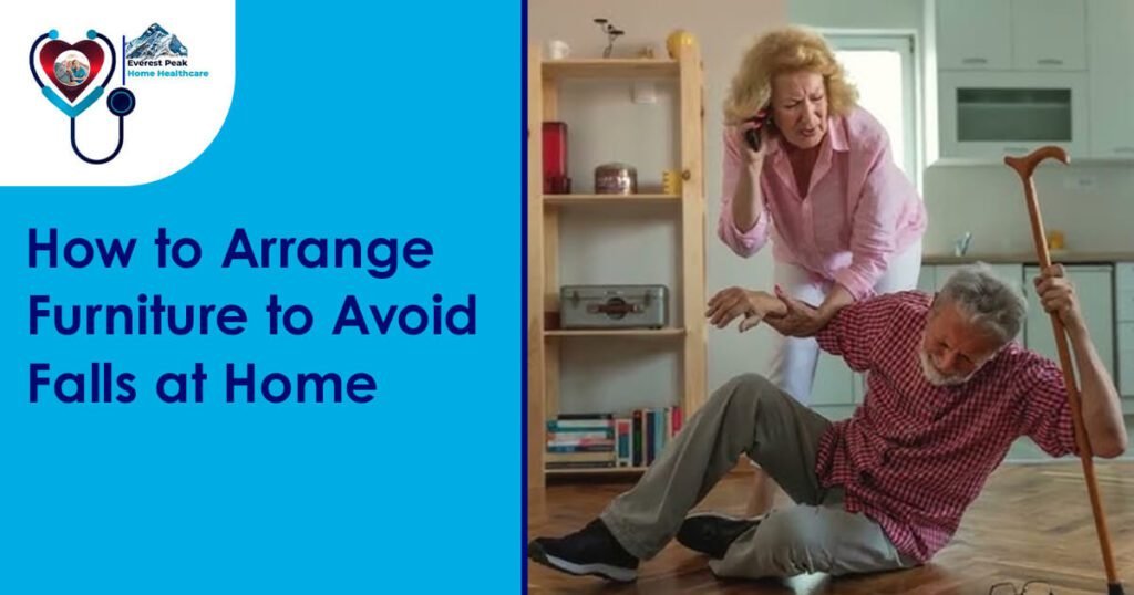 How to arrange furniture to avoid falls at home