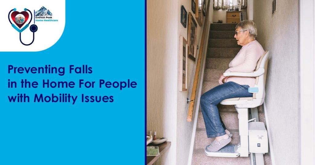preventing falls in the home for people with mobility issue