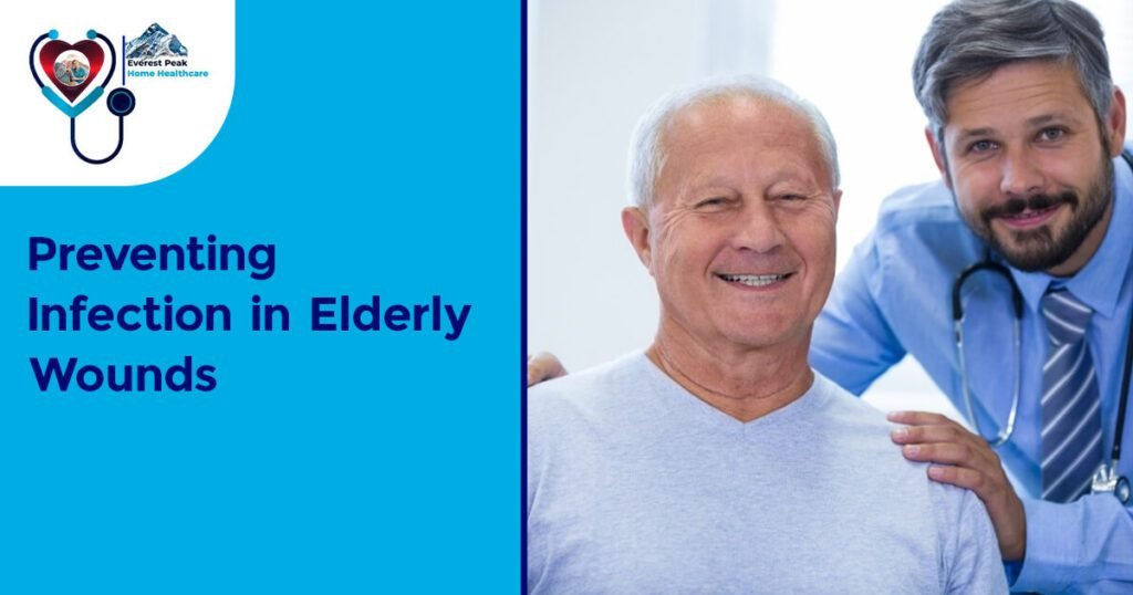 Preventing infection in elderly wounds